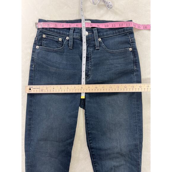 J. Crew Denim High-Rise Toothpick Skinny Leg Stretch Jean 27 Capsule Trendy - Picture 6 of 7